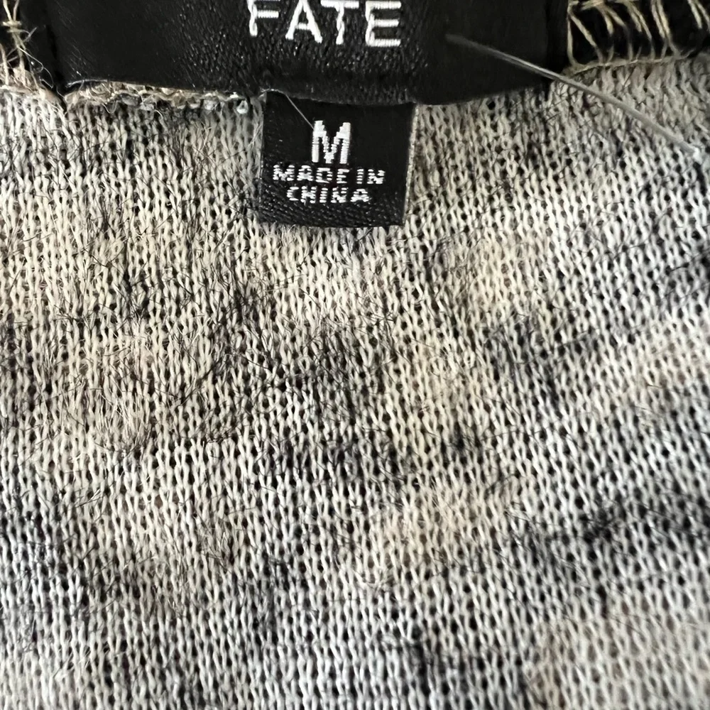 FATE‎ leopard print hooded zippered jacket